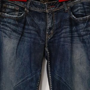 Silver Aiko Bootleg jean